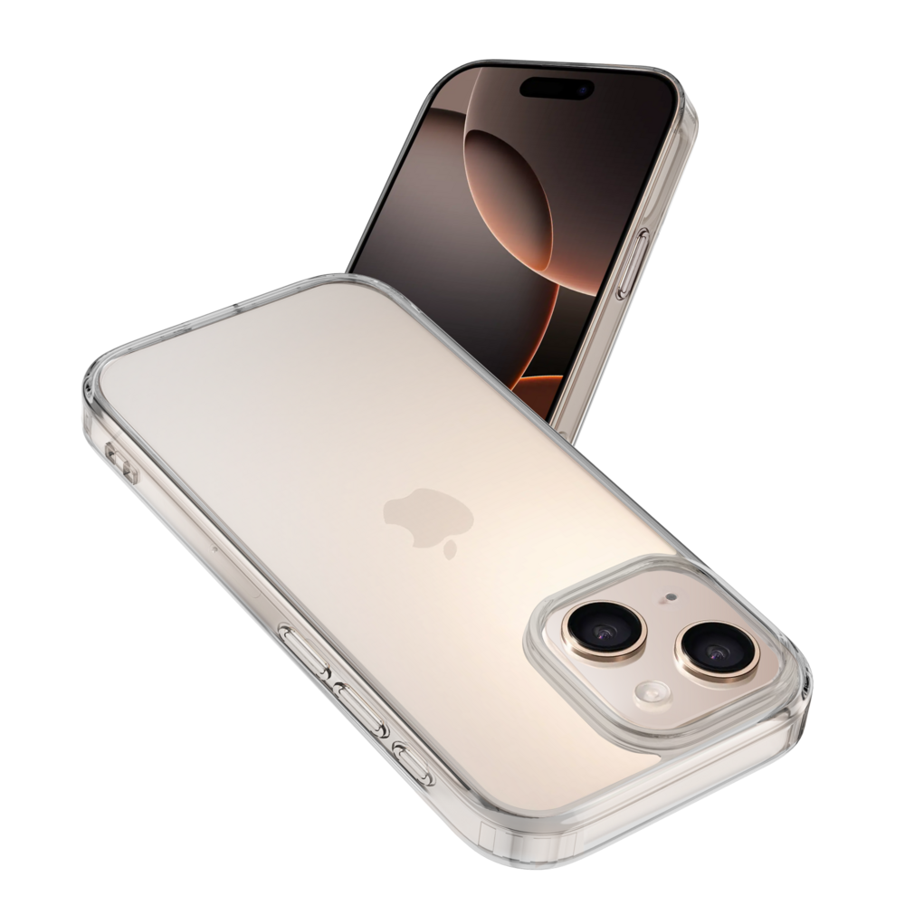 Ceezs Ceezs iPhone 15 Pro TPU Hybrid coque en silicone (transparent) Ceezs Ceezs iPhone 15 Pro TPU Hybrid coque en silicone (transparent)