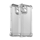 Ceezs iPhone 15 TPU Shock case avec protection de la caméra (transparent)