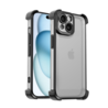Ceezs Ceezs iPhone 15 TPU Shock case avec protection de la caméra (noir)