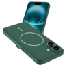 Coverzs Coverzs iPhone 16 coque MagSafe en silicone 'Slim' (vert)