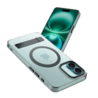 Coverzs Coverzs iPhone 16 Plus MagSafe hardcase avec debout (gris)