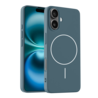 Coverzs Coverzs iPhone 16 Plus coque MagSafe en silicone 'Slim' (bleu foncé) Coverzs Coverzs iPhone 16 Plus coque MagSafe en silicone 'Slim' (bleu foncé)