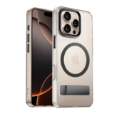 Coverzs iPhone 16 Pro MagSafe hardcase avec debout (noir)