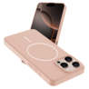 Coverzs Coverzs iPhone 16 Pro Max coque MagSafe en silicone 'Slim' (rose clair)