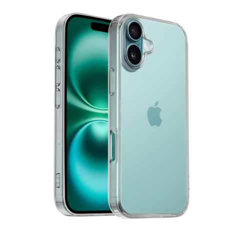 Ceezs Ceezs iPhone 16 TPU Hybrid coque en silicone (transparent)