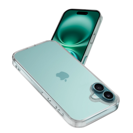 Ceezs Ceezs iPhone 16 TPU Hybrid coque en silicone (transparent)