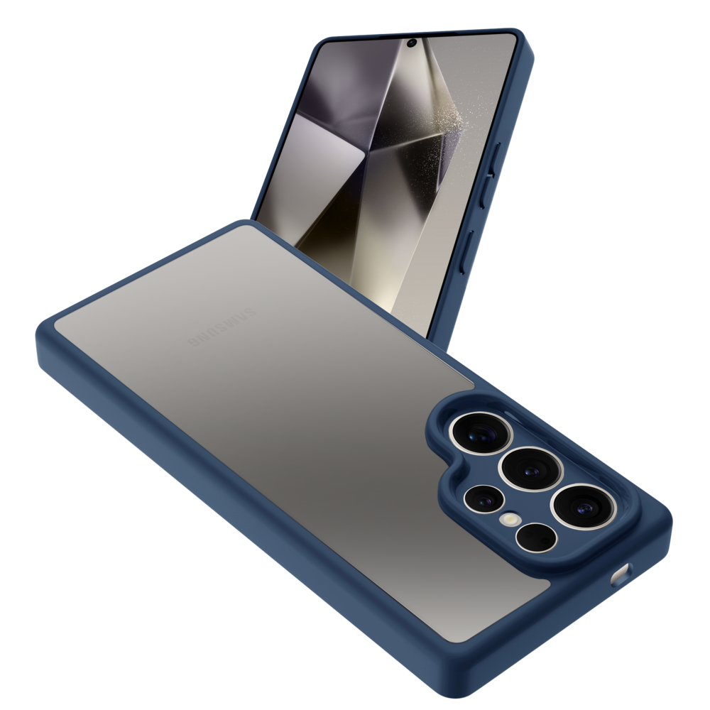 Ceezs Ceezs Samsung Galaxy S24 Ultra TPU bumper coque (bleu foncé)