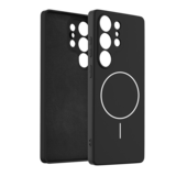 Coverzs Samsung Galaxy S24 Ultra coque MagSafe en silicone 'Slim' (noir)