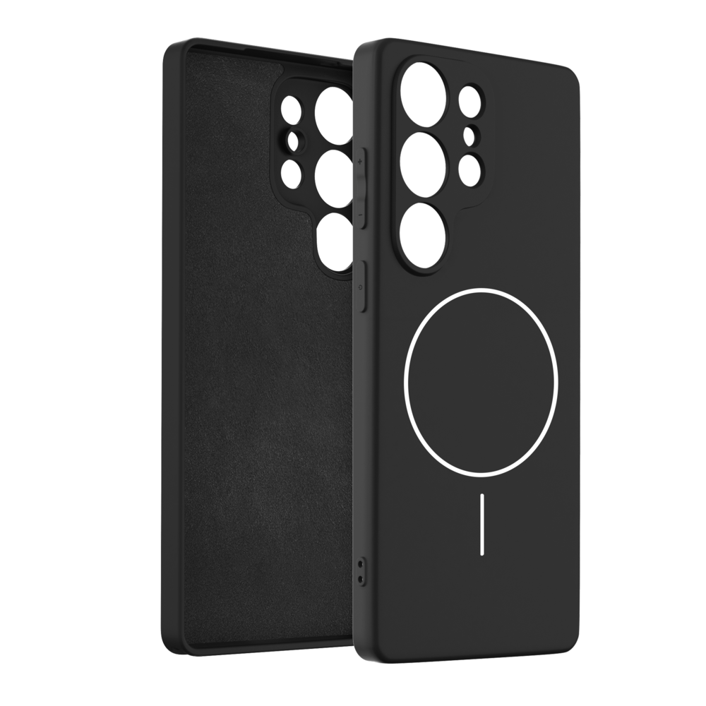 Coverzs Coverzs Samsung Galaxy S25 Ultra coque MagSafe en silicone 'Slim' (noir)