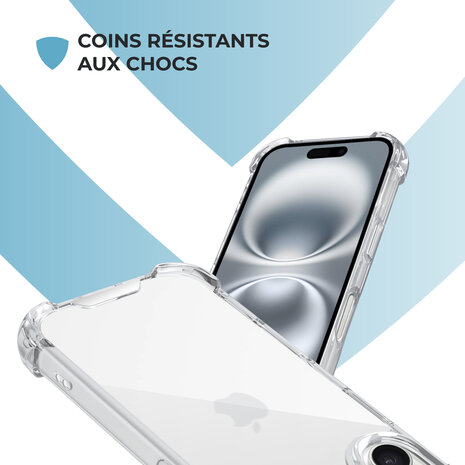 ShieldCase ShieldCase iPhone 17 coque antichoc (transparente) ShieldCase ShieldCase iPhone 17 coque antichoc (transparente)