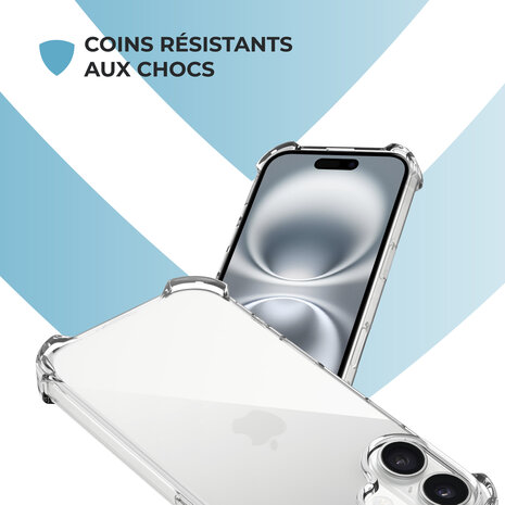 ShieldCase ShieldCase iPhone 17 antichoc en TPU (transparente) ShieldCase ShieldCase iPhone 17 antichoc en TPU (transparente)