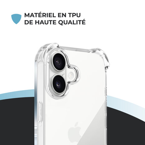 ShieldCase ShieldCase iPhone 17 antichoc en TPU (transparente) ShieldCase ShieldCase iPhone 17 antichoc en TPU (transparente)