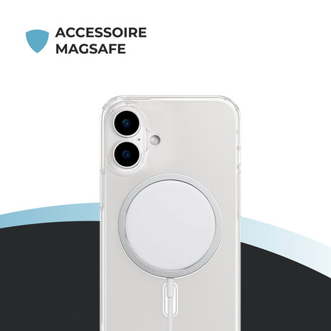 ShieldCase ShieldCase iPhone 17 coque MagSafe en silicone (transparente)