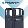ShieldCase ShieldCase iPhone 17 Pro Max coque en silicone porte carte (bleu foncé) ShieldCase ShieldCase iPhone 17 Pro Max coque en silicone porte carte (bleu foncé)
