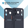 ShieldCase ShieldCase iPhone 17 Pro Back cover avec porte carte (bleu foncé) ShieldCase ShieldCase iPhone 17 Pro Back cover avec porte carte (bleu foncé)