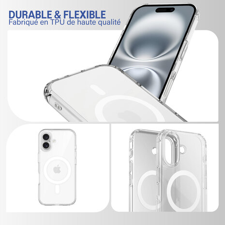 Coverzs Coverzs iPhone 17 coque MagSafe en TPU (transparente) Coverzs Coverzs iPhone 17 coque MagSafe en TPU (transparente)