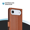 ShieldCase ShieldCase iPhone Air étui bibliothèque en cuir (marron) ShieldCase ShieldCase iPhone Air étui bibliothèque en cuir (marron)