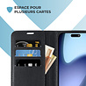 ShieldCase ShieldCase iPhone Air étui bibliothèque en cuir (noir) ShieldCase ShieldCase iPhone Air étui bibliothèque en cuir (noir)