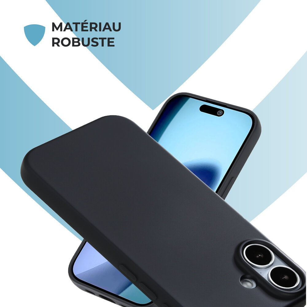 ShieldCase ShieldCase iPhone 17 coque en silicone (noir)