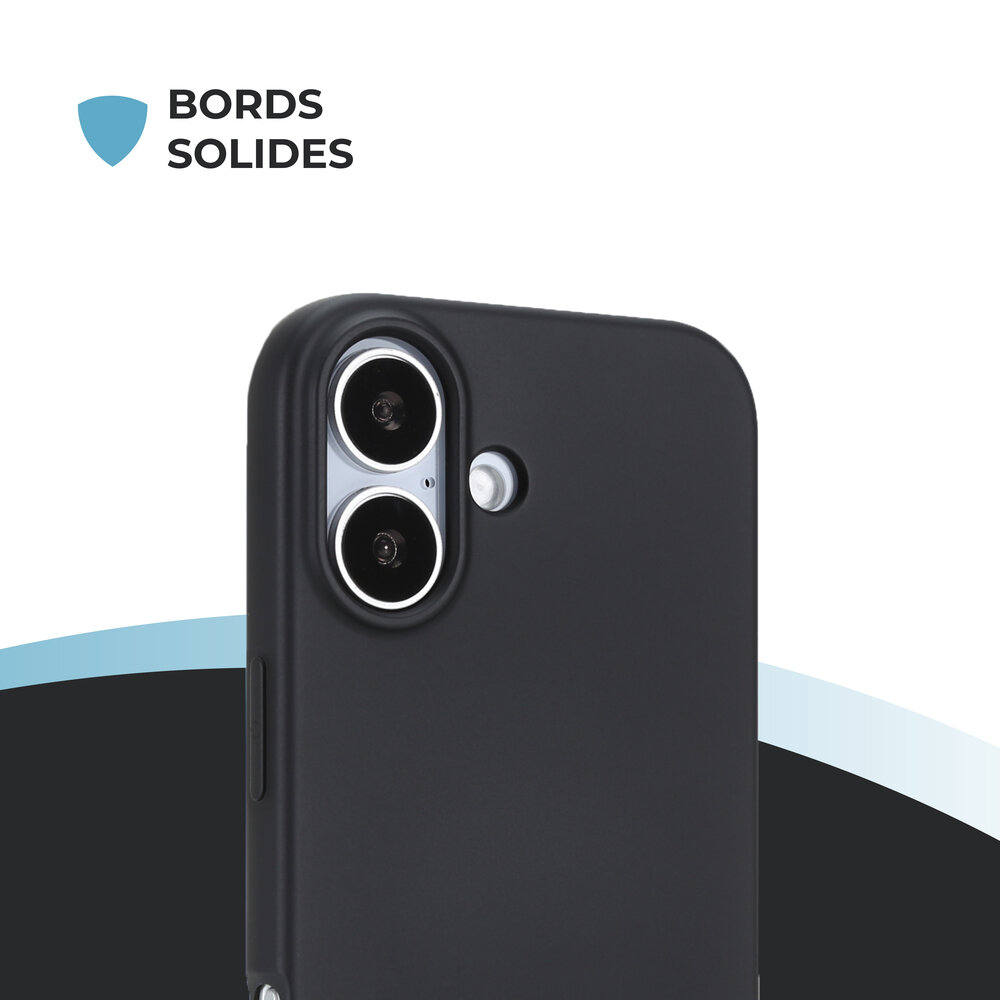 ShieldCase ShieldCase iPhone 17 coque en silicone (noir)