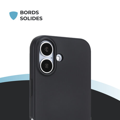 ShieldCase ShieldCase iPhone 17 coque en silicone (noir)