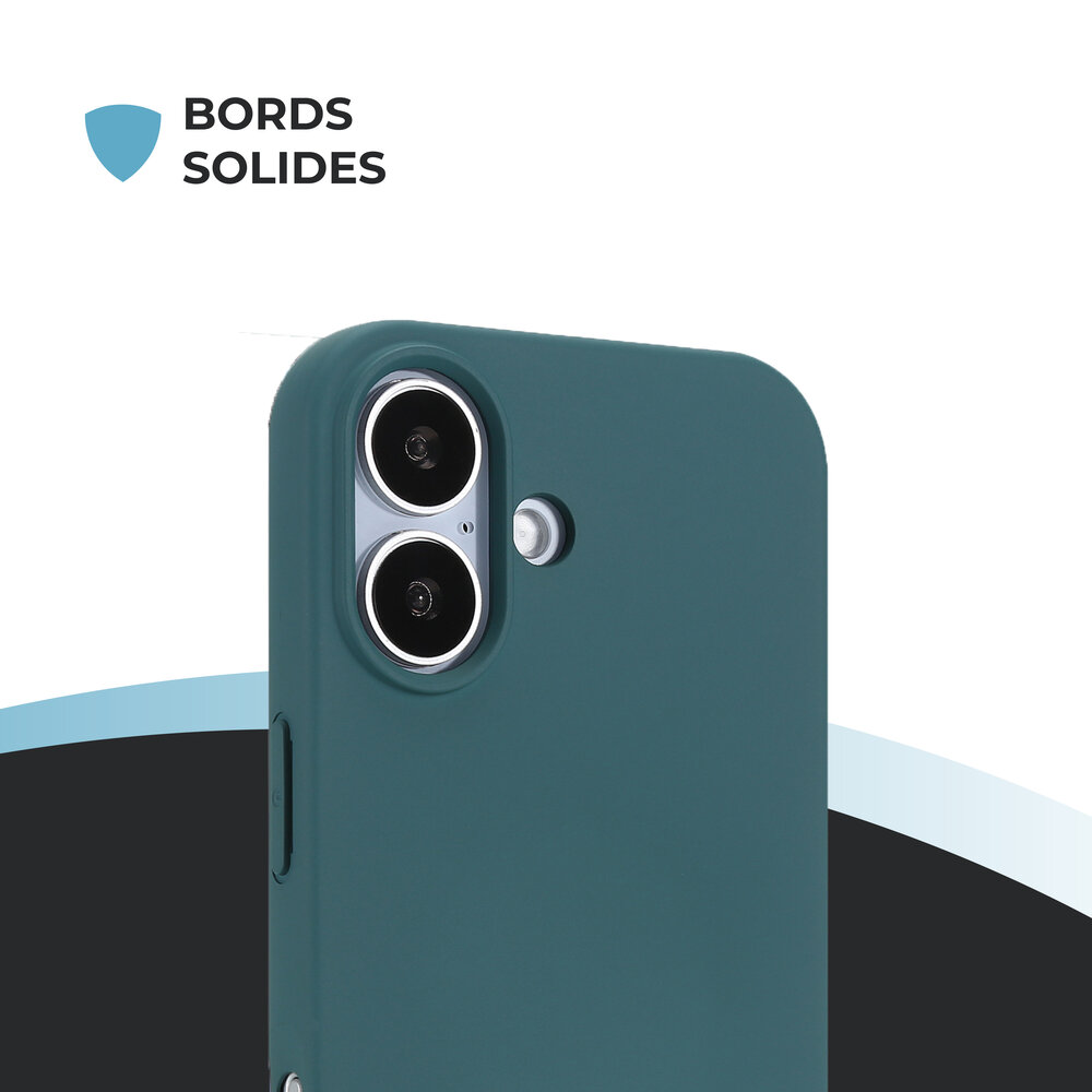 ShieldCase ShieldCase iPhone 17 coque en silicone (vert foncé)