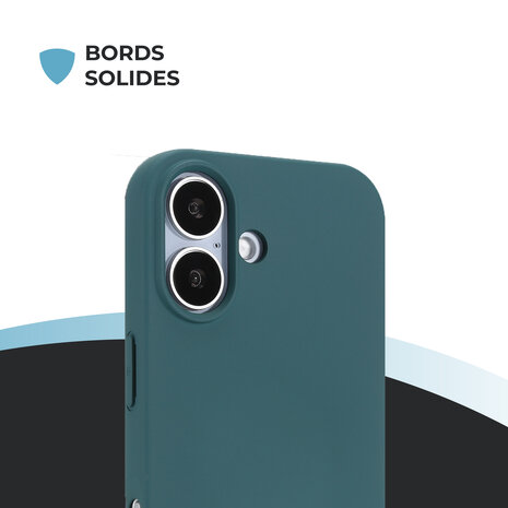 ShieldCase ShieldCase iPhone 17 coque en silicone (vert foncé)