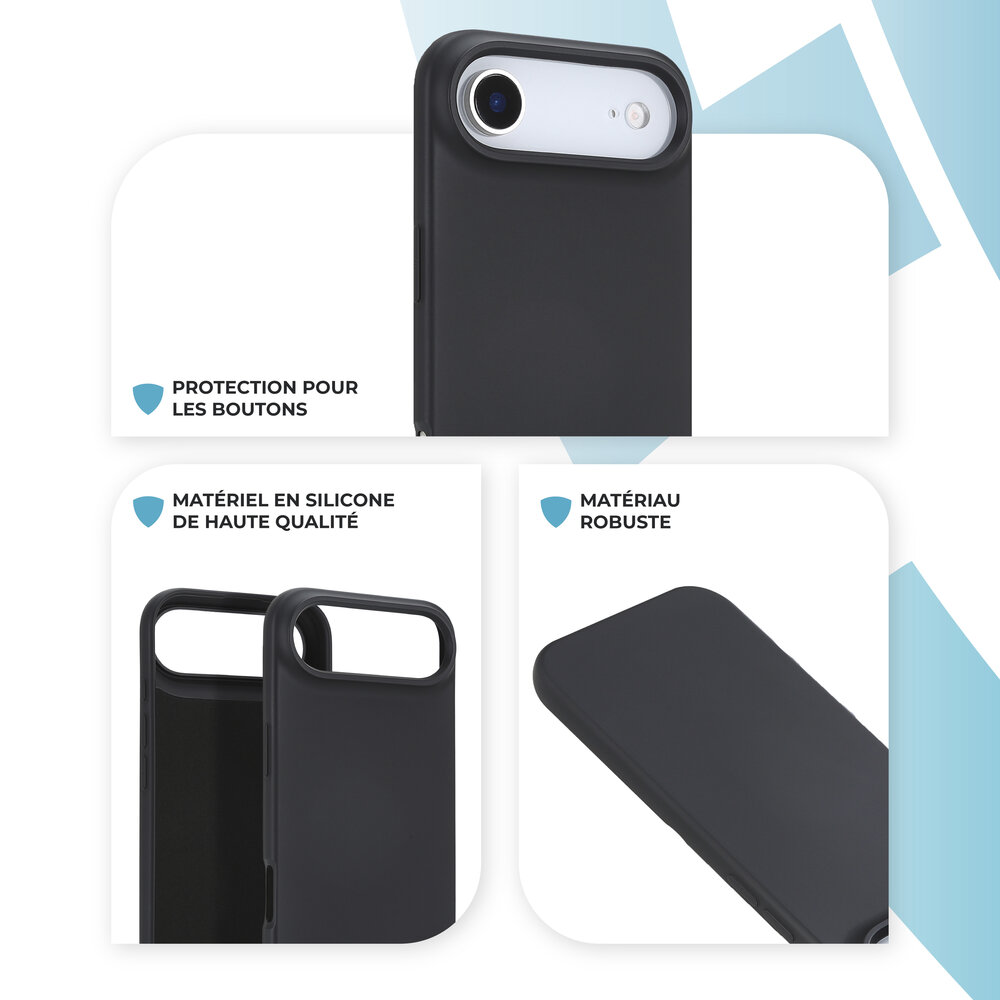 ShieldCase ShieldCase iPhone Air coque en silicone (noir)