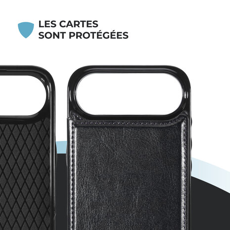ShieldCase ShieldCase iPhone Air étui portefeuille (noir) ShieldCase ShieldCase iPhone Air étui portefeuille (noir)