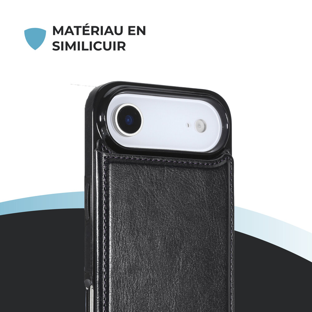 ShieldCase ShieldCase iPhone Air étui portefeuille (noir) ShieldCase ShieldCase iPhone Air étui portefeuille (noir)
