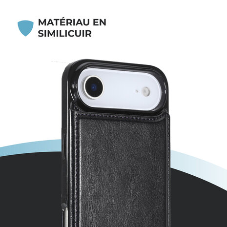 ShieldCase ShieldCase iPhone Air étui portefeuille (noir) ShieldCase ShieldCase iPhone Air étui portefeuille (noir)