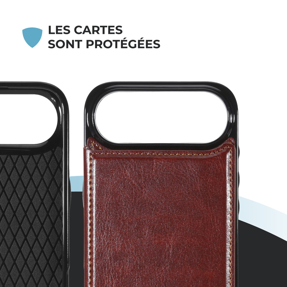 ShieldCase ShieldCase iPhone Air étui portefeuille (marron) ShieldCase ShieldCase iPhone Air étui portefeuille (marron)