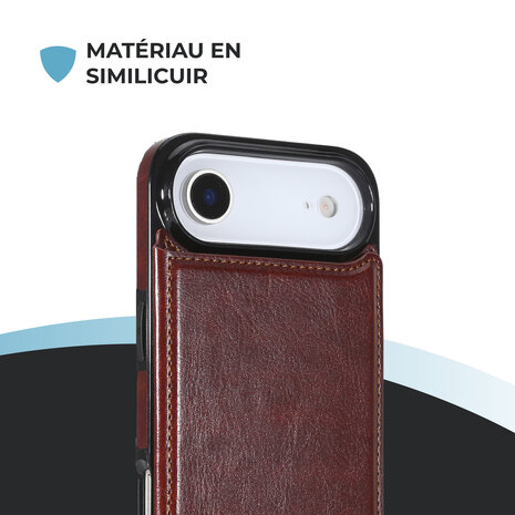 ShieldCase ShieldCase iPhone Air étui portefeuille (marron) ShieldCase ShieldCase iPhone Air étui portefeuille (marron)