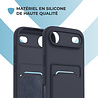 ShieldCase ShieldCase iPhone Air coque en silicone porte carte (bleu foncé) ShieldCase ShieldCase iPhone Air coque en silicone porte carte (bleu foncé)