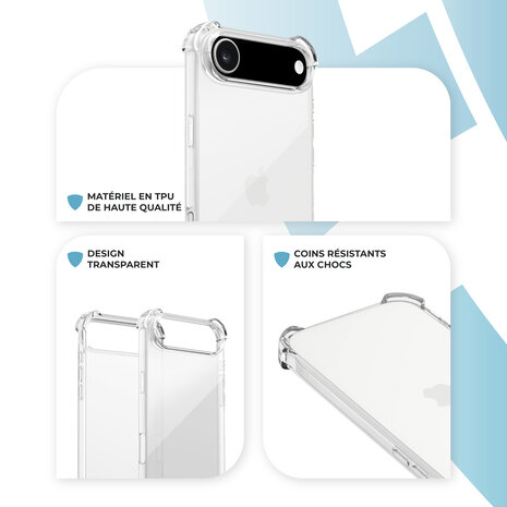 ShieldCase ShieldCase iPhone Air antichoc en TPU (transparente) ShieldCase ShieldCase iPhone Air antichoc en TPU (transparente)