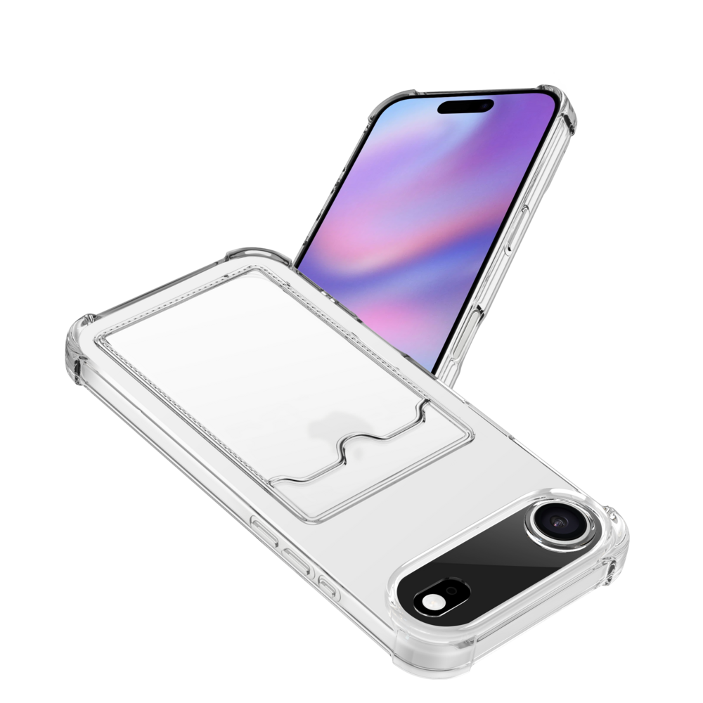 ShieldCase ShieldCase iPhone Air coque en TPU avec porte carte (transparente) ShieldCase ShieldCase iPhone Air coque en TPU avec porte carte (transparente)
