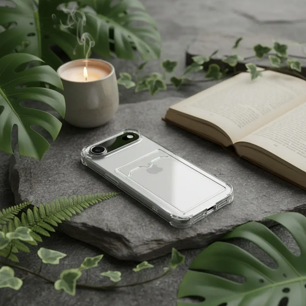 ShieldCase ShieldCase iPhone Air coque en TPU avec porte carte (transparente) ShieldCase ShieldCase iPhone Air coque en TPU avec porte carte (transparente)