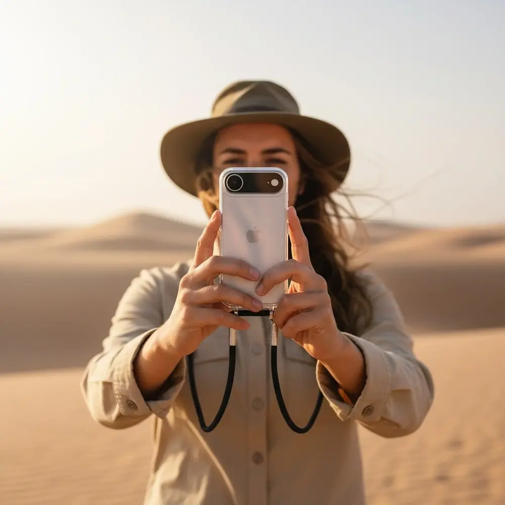 ShieldCase ShieldCase iPhone Air coque antichoc avec cordon (transparente) ShieldCase ShieldCase iPhone Air coque antichoc avec cordon (transparente)