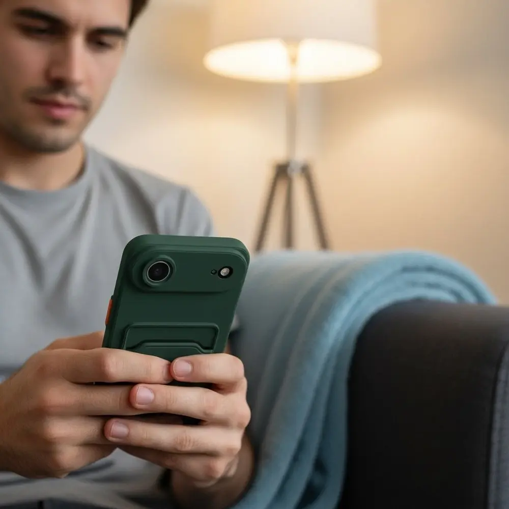 ShieldCase ShieldCase iPhone Air Back cover avec porte carte (vert foncé) ShieldCase ShieldCase iPhone Air Back cover avec porte carte (vert foncé)