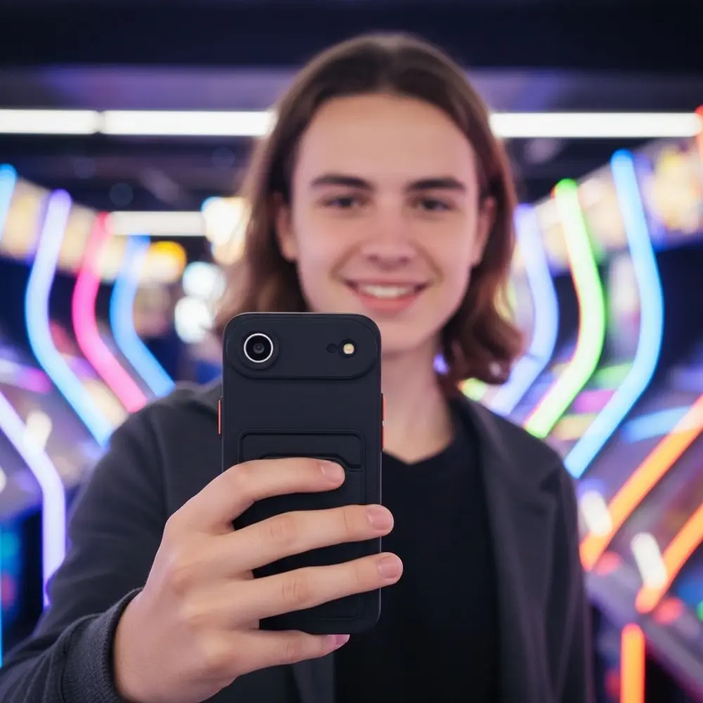 ShieldCase ShieldCase iPhone Air Back cover avec porte carte (noir) ShieldCase ShieldCase iPhone Air Back cover avec porte carte (noir)