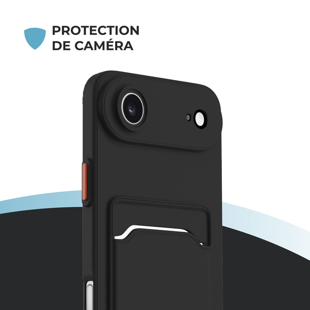 ShieldCase ShieldCase iPhone Air Back cover avec porte carte (noir) ShieldCase ShieldCase iPhone Air Back cover avec porte carte (noir)