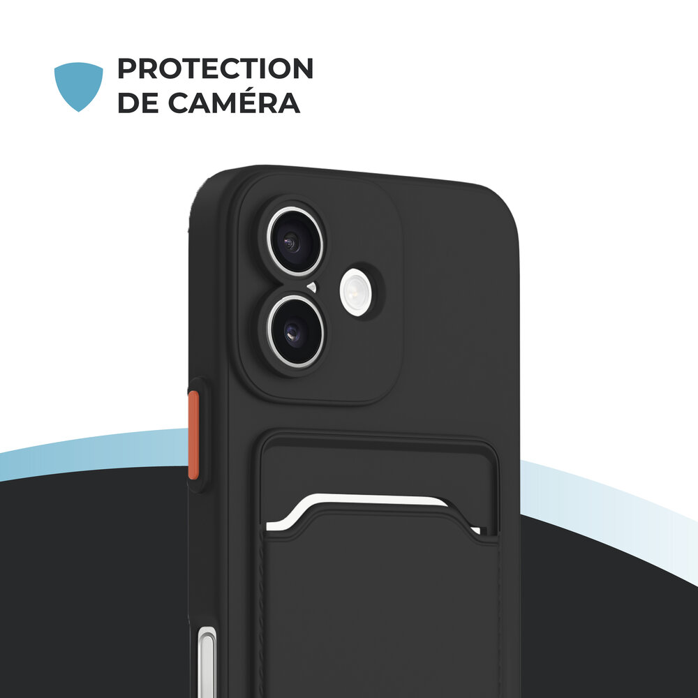 ShieldCase ShieldCase iPhone 17 Back cover avec porte carte (noir) ShieldCase ShieldCase iPhone 17 Back cover avec porte carte (noir)