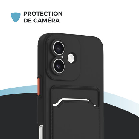 ShieldCase ShieldCase iPhone 17 Back cover avec porte carte (noir) ShieldCase ShieldCase iPhone 17 Back cover avec porte carte (noir)