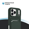ShieldCase ShieldCase iPhone 17 Pro coque en silicone porte carte (vert foncé) ShieldCase ShieldCase iPhone 17 Pro coque en silicone porte carte (vert foncé)