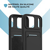 ShieldCase ShieldCase iPhone 17 Pro coque en silicone porte carte (noir) ShieldCase ShieldCase iPhone 17 Pro coque en silicone porte carte (noir)