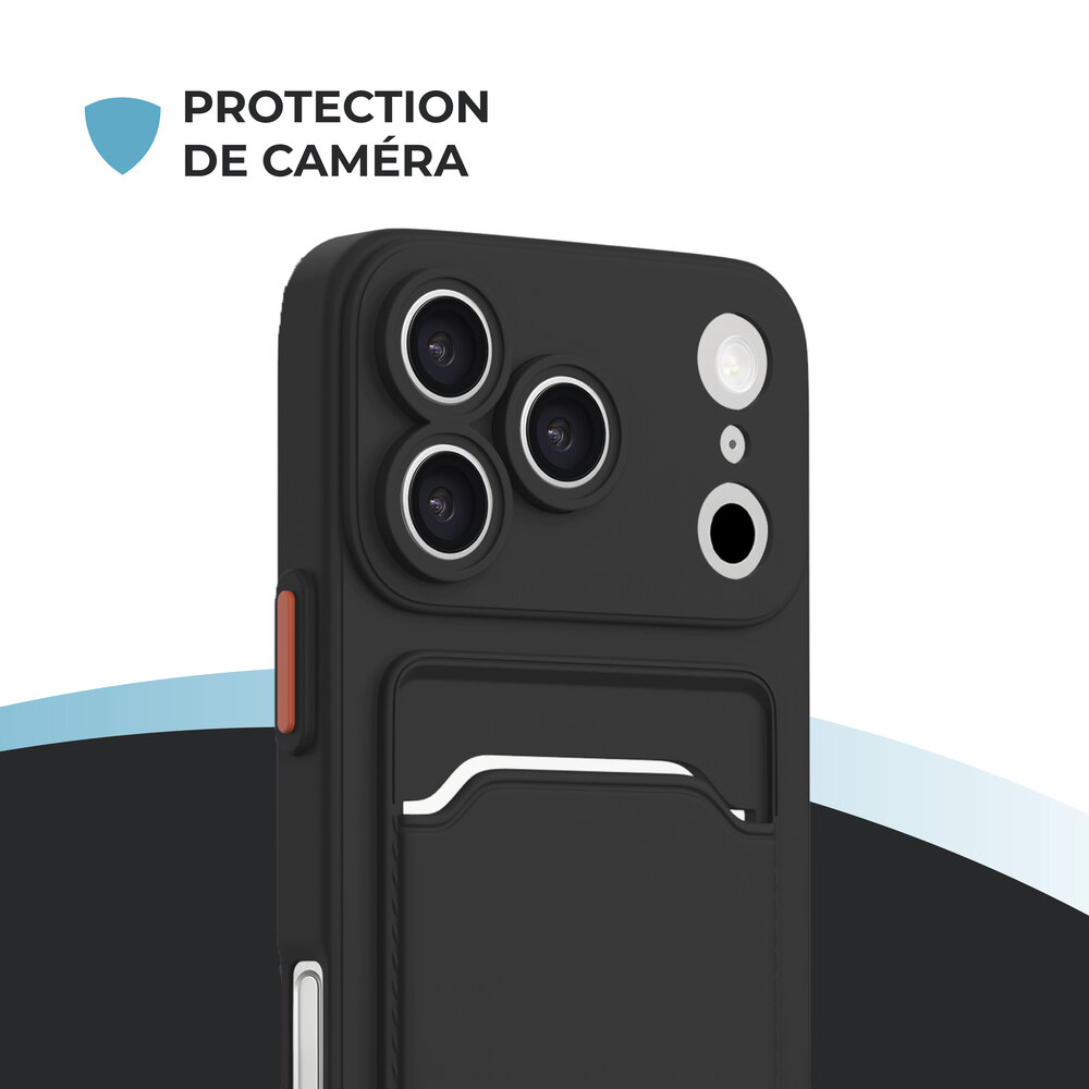 ShieldCase ShieldCase iPhone 17 Pro Max Back cover avec porte carte (noir) ShieldCase ShieldCase iPhone 17 Pro Max Back cover avec porte carte (noir)