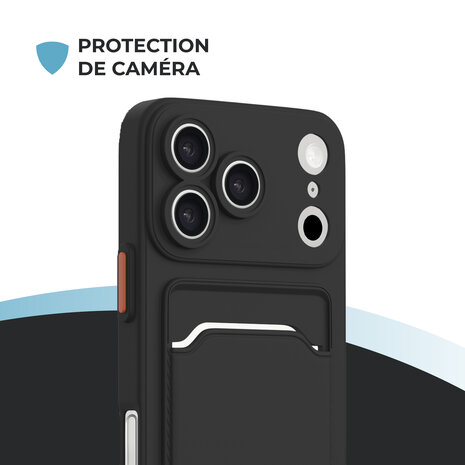 ShieldCase ShieldCase iPhone 17 Pro Max Back cover avec porte carte (noir) ShieldCase ShieldCase iPhone 17 Pro Max Back cover avec porte carte (noir)