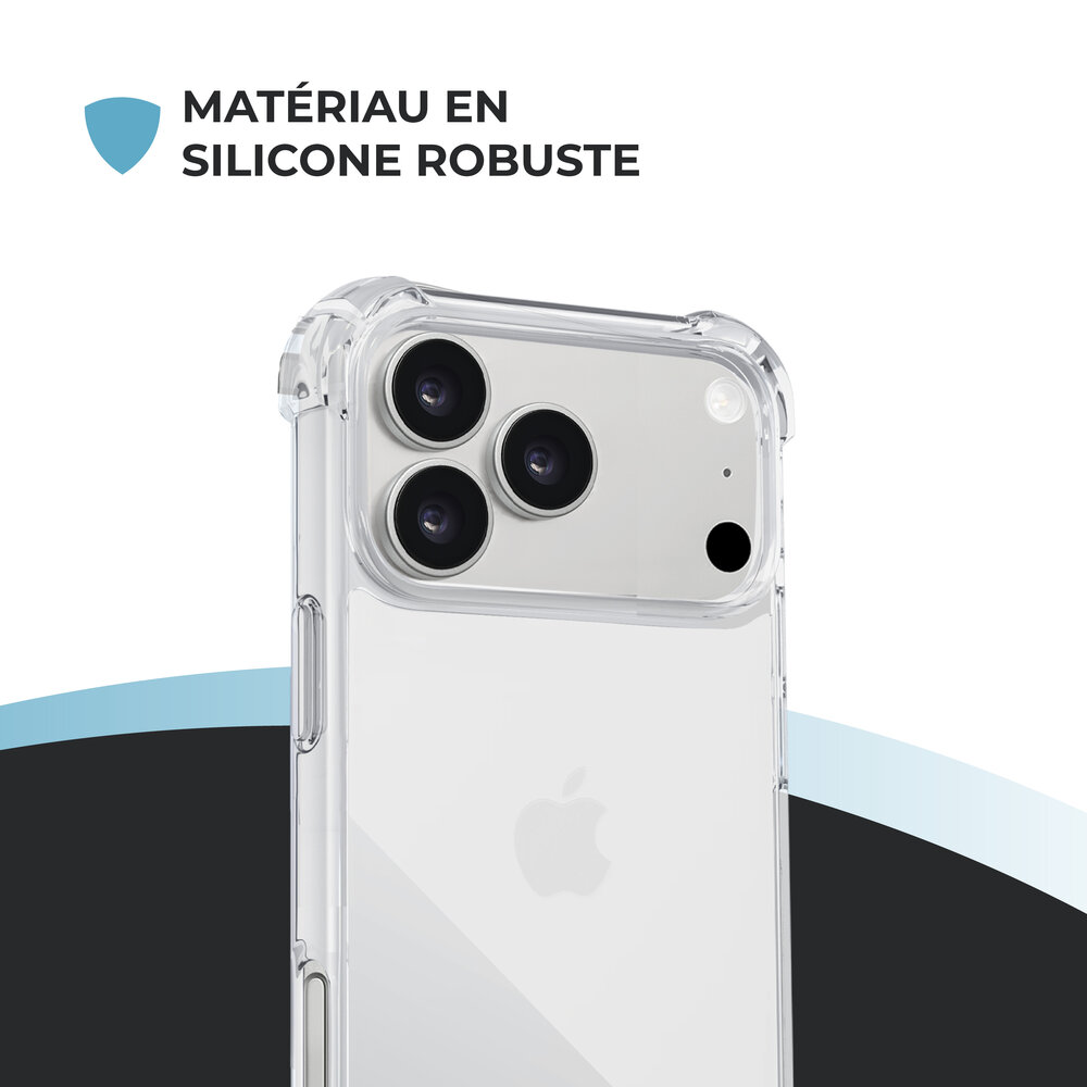 ShieldCase ShieldCase iPhone 17 Pro coque antichoc (transparente) ShieldCase ShieldCase iPhone 17 Pro coque antichoc (transparente)