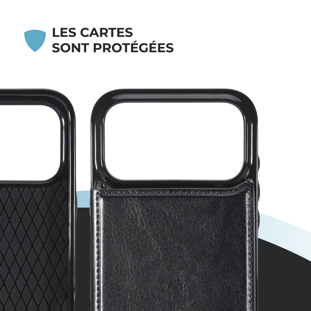 ShieldCase ShieldCase iPhone 17 Pro étui portefeuille (noir) ShieldCase ShieldCase iPhone 17 Pro étui portefeuille (noir)