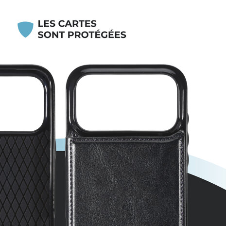 ShieldCase ShieldCase iPhone 17 Pro étui portefeuille (noir) ShieldCase ShieldCase iPhone 17 Pro étui portefeuille (noir)